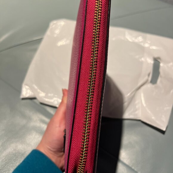 Kate Spade sweetheart hot pink leather Wellesley Planner Agenda - Picture 14 of 14